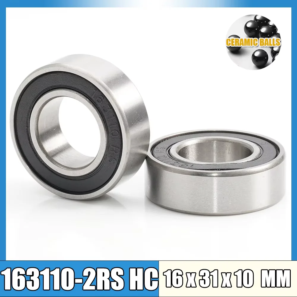 2PCS 15267 24377 17287 18307 24378 15268 16277 16287 163110 173110 RS Hybrid Si3N4 Ceramic Bearing Bike Hub Bottom Bracket 2RS