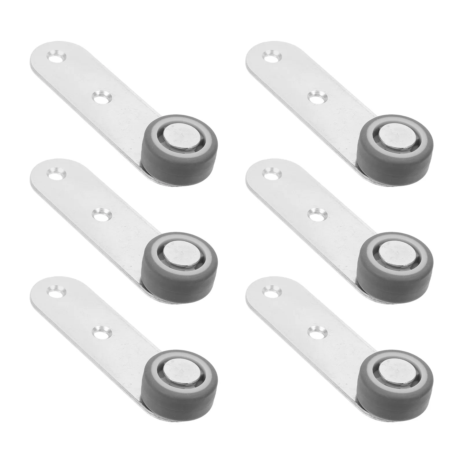 6Pcs Sliding Door Roller Wheels Anti-Sagging Support Wheel Smooth Silent Side Mounted Sliding Hardware for Wardrobe Cabinet Barn