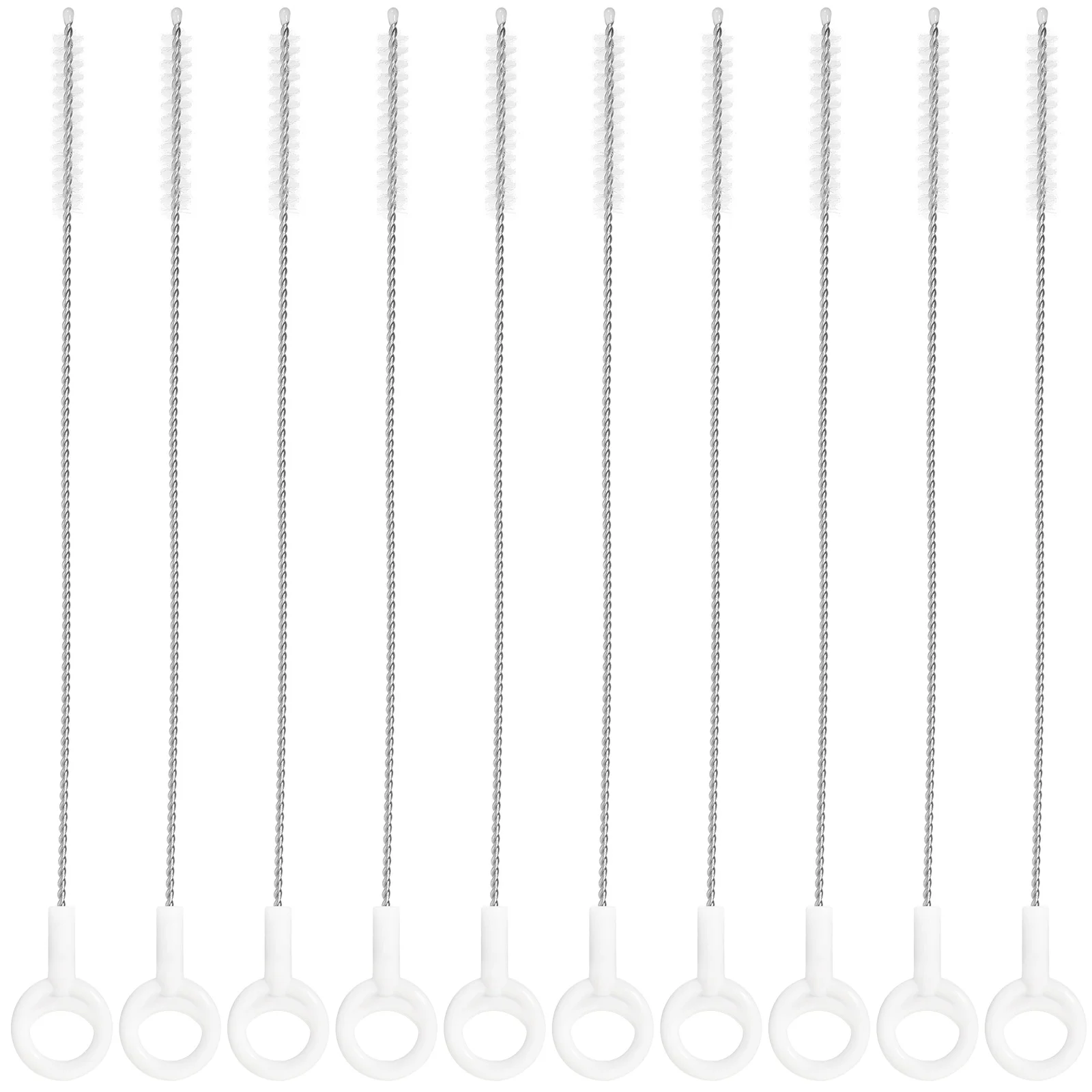 

10 Pcs Straw Bottle Reusable Cleaner Cleaning Brushes Long Water Hummingbird Glass