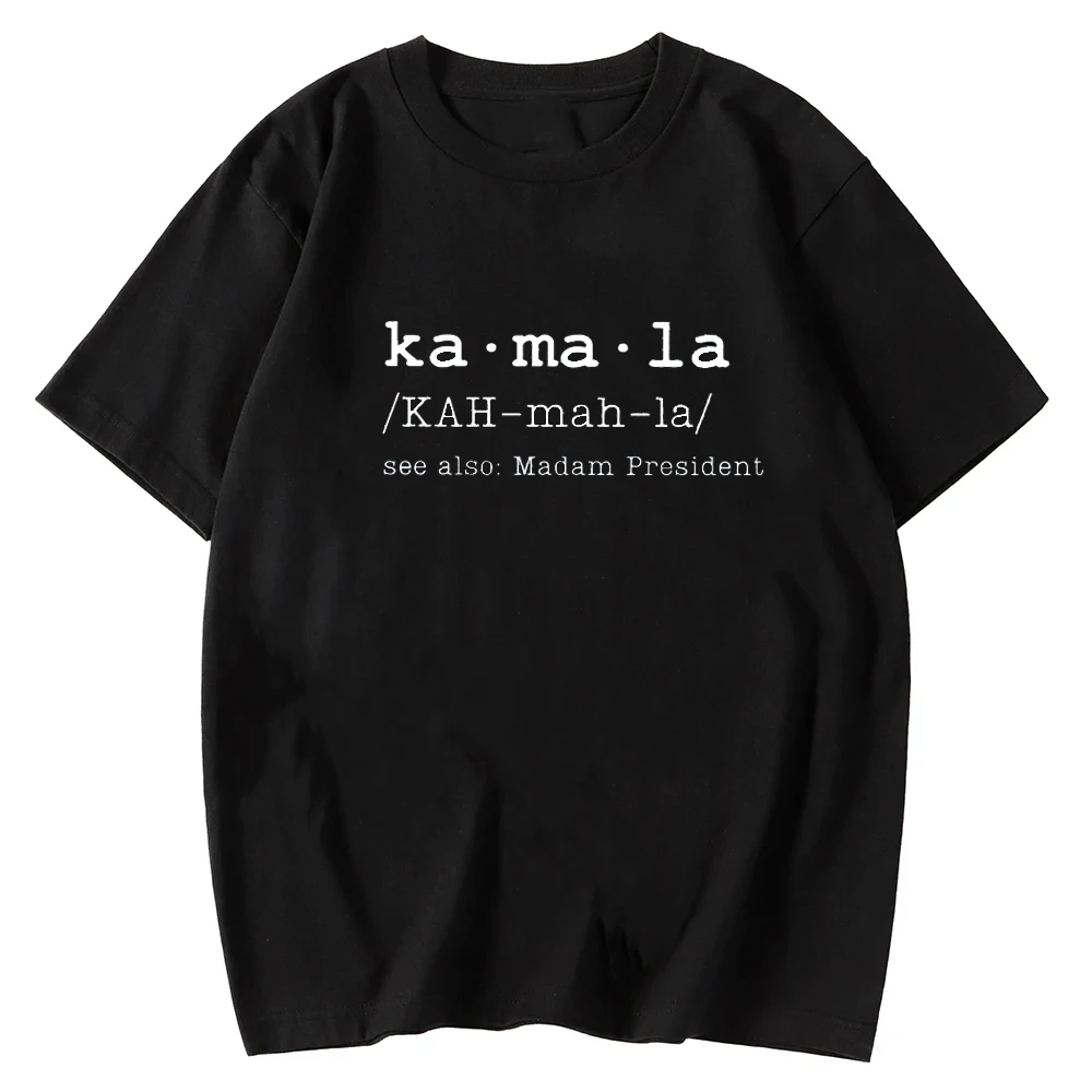 Kamala Harris 2024 Definition Kamala for President Madam President Democrat Svg, Liberal Png Tops O-neck Woman and Man Fan Gift