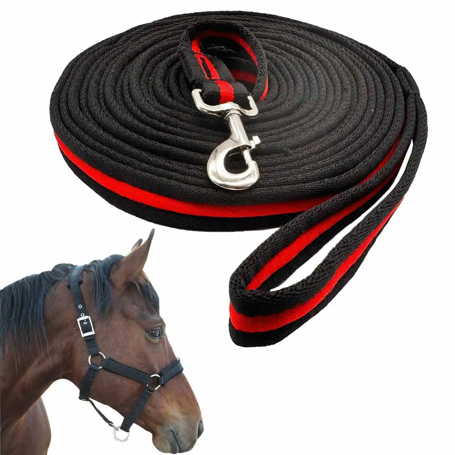 Lunge Line for Horse Premium Equine Lunge Line with Swivel Bolt Snap for Accurate Equestrian Training and Competition