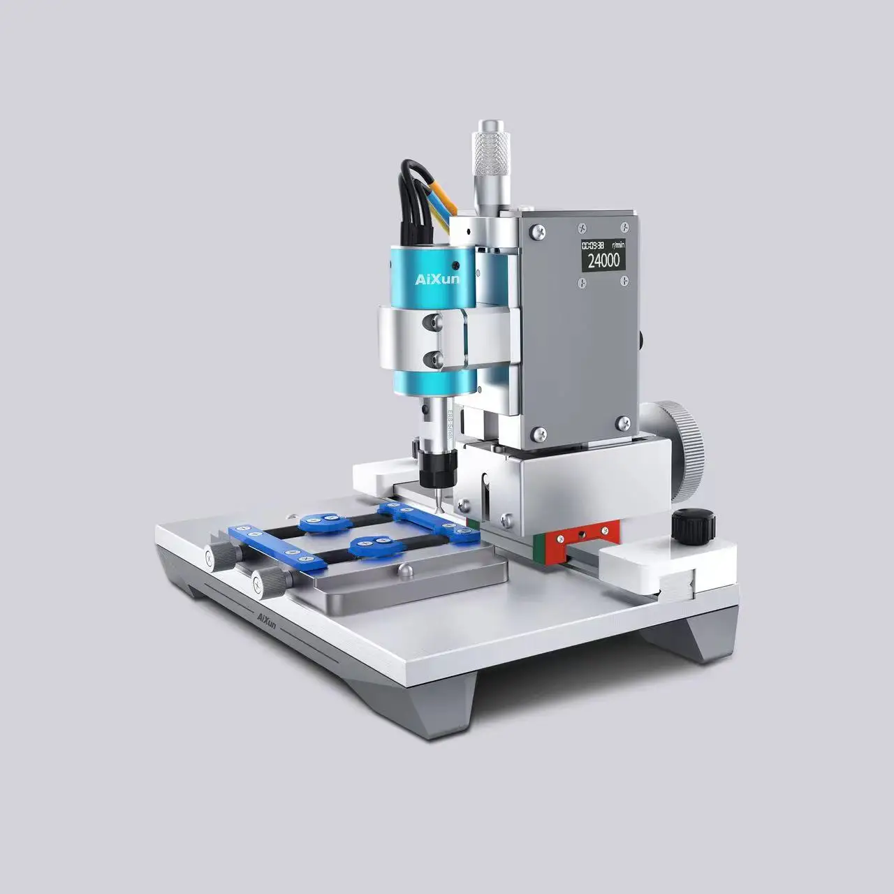 AiXun 2ND-GEN CHIP GRINDING MACHINE SPECIALLY BUILD FOR GRINDING CUSTOMIZED ER8 CNC COLLET use in CPU/Touch IC/Nand grinding