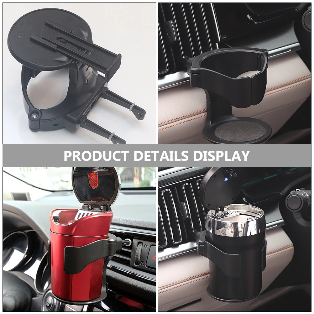 

Universal Car Cup Holder Adapter Large Capacity Air Vent Drink Stand For Water Bottles Vehicle Mount Waterproof Easy Install