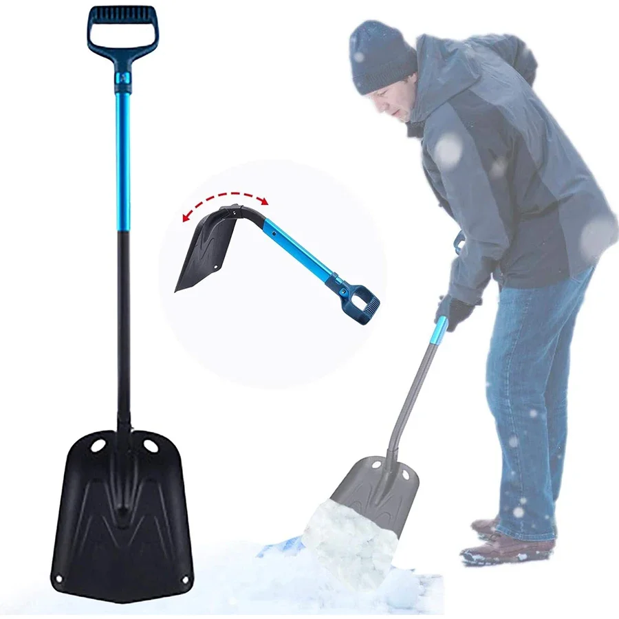 Detachable Outdoor Winter Telescopic Snow Shovel Portable Snow Shovel Multifunctional Planting Weeding Garden Farm Tools