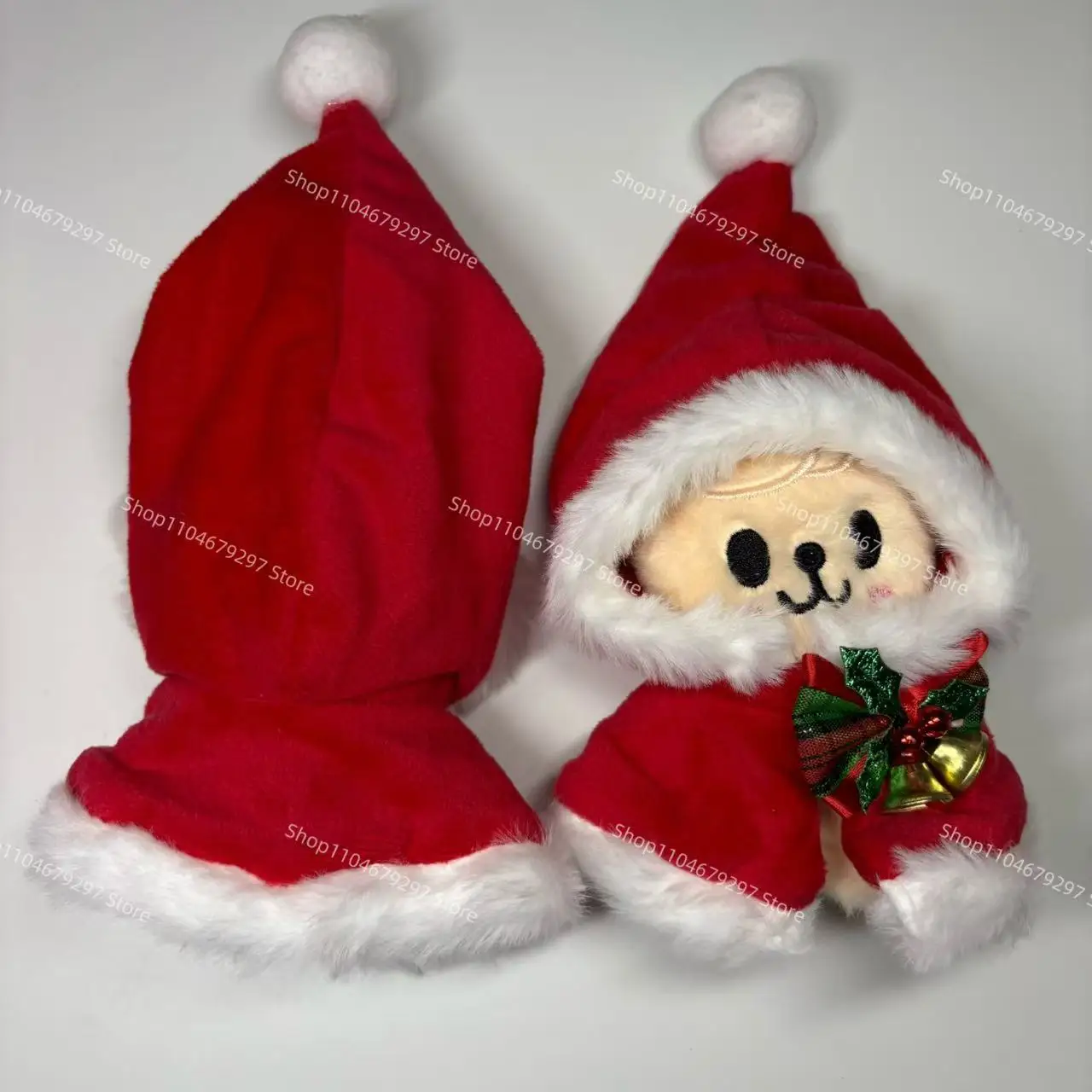 SKZOO Plüsch-Schlüsselanhänger Straykids Schlüsselanhänger Weihnachtsmann Gleiches Plüschtier KPOP Plüschpuppe Kinderspielzeug SKZ Plüschtier Fan Geschenk