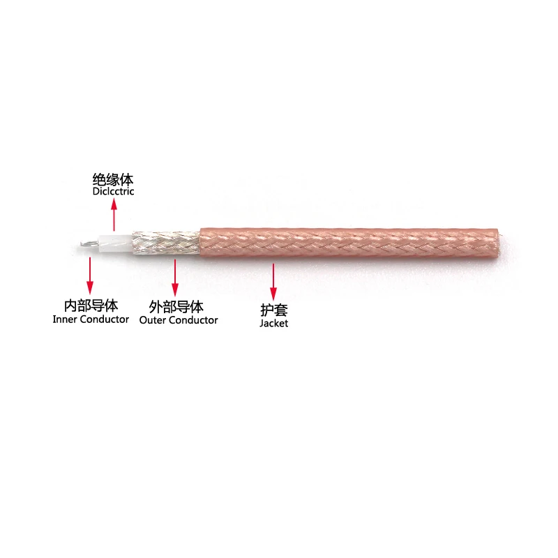 1PCS SMA Male to SMA Male RG316 Cable Assembly Jumper Pigtail 5cm/10/15/30/50cm/1m SMA Plug Crimp FPV RG316 Cable 50ohms SMA-JJ