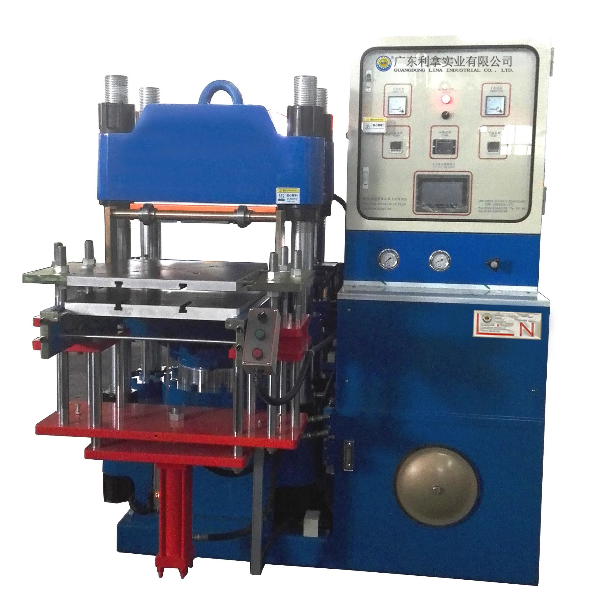 Pressa vulcanizzante per silicone