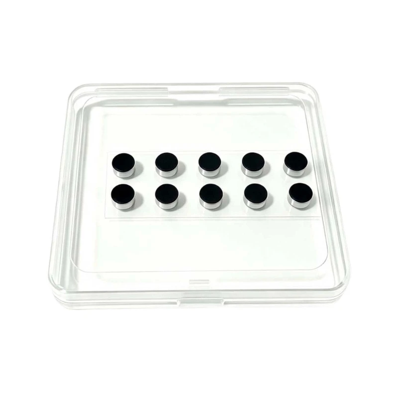 31BA Matte Black Glasses Cover Set, 10 Pack For Daily Wear Carry