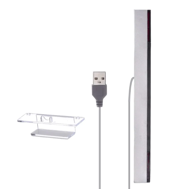 For Wii/Wii U Wired Remote Sensor Bar Reciever Sensor Bar USB Replacement  Infrared TV Ray Wired Sensor Bar