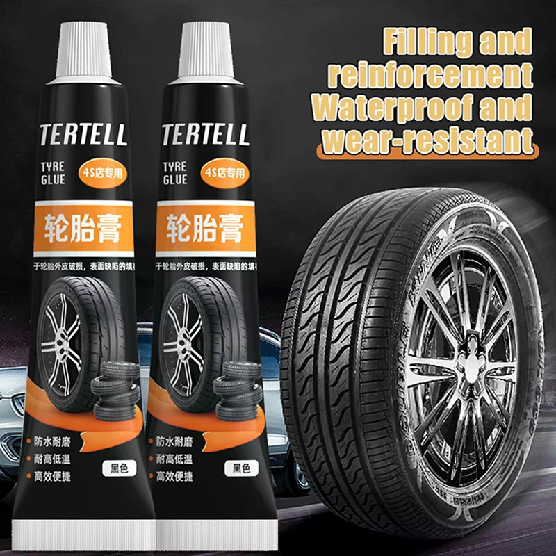 1Pcs Waterproof And Wear-Resistant Rubber Filler High Viscosity Shoe Glue Tire Repair Adhesive For Cracked Soles & Damaged Shoes
