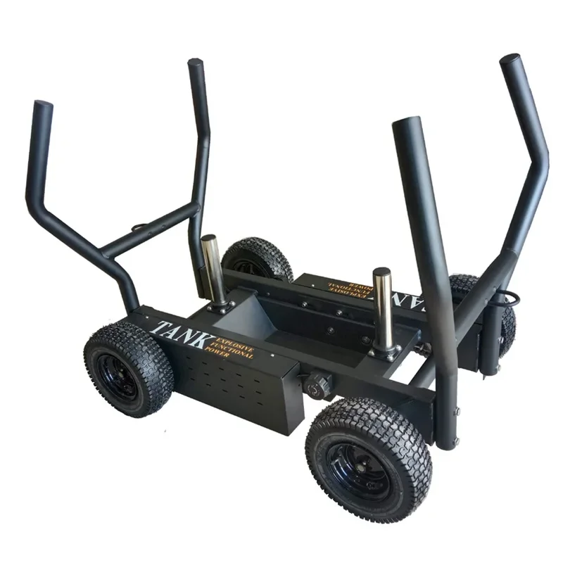 

Pull Push Power Training Workout Sled Tank Cart Newest Torque Gym Equipment Tank Push Sled With Dual Magnetic Resistance
