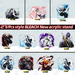 New Style Cartoon Anime Bleach Figures Kurosaki ichigo Urahara Kisuke Acrylic Stand Model Desk Ornaments Friend for Gift toy