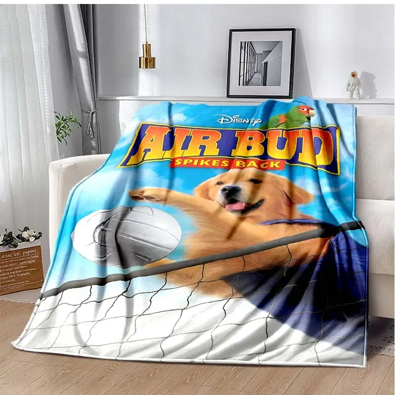 large size Soft Disney Air Bud Dog Custom Blanket Fluffy Children and Adults  Sofa Plush Bedspread Throw Blanket for Sofa Bed