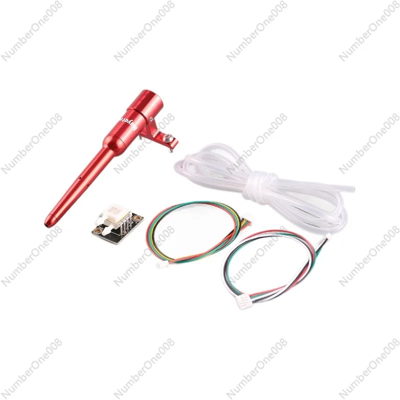

MT90AirspeedSensor Kit for Fixed-Wing Drones PIX-Compatible Dual-Pressure Tube & Meter FPV Survey Tool with Static/Dynamic Ports