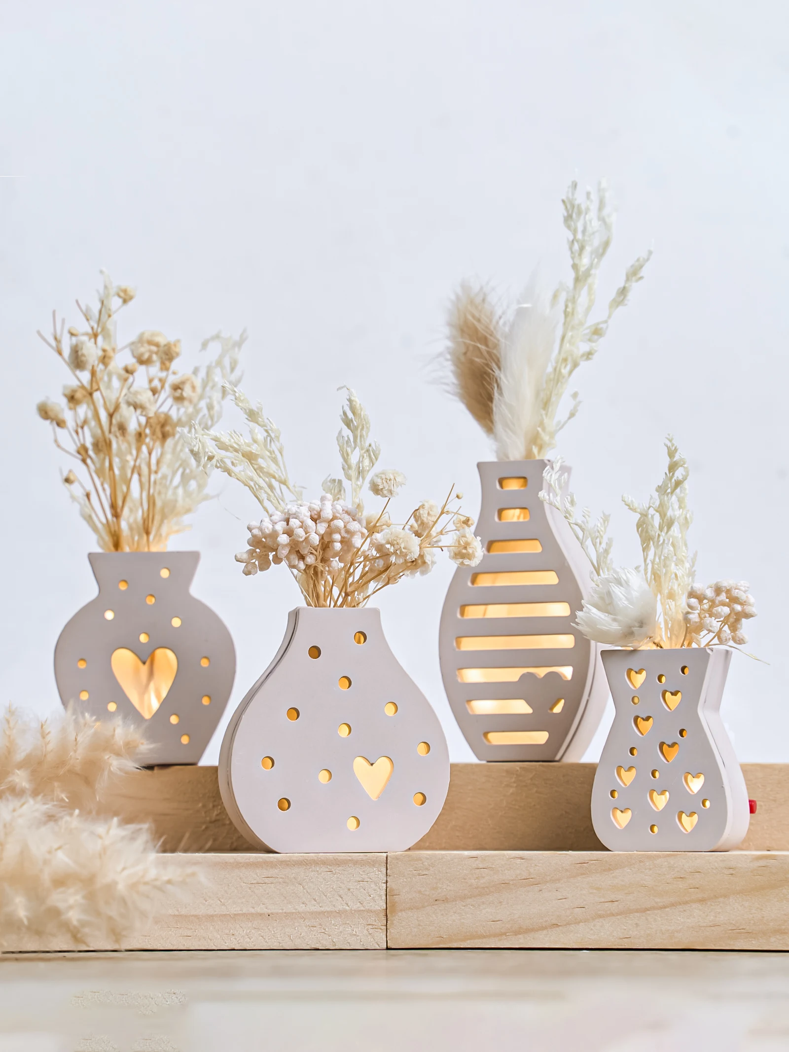 DIY Mini getrocknete Blumenvase Silikonform handgemachte Polka Dots kleine Blumenvase Form Gussform Gips Harz Handwerk Formen