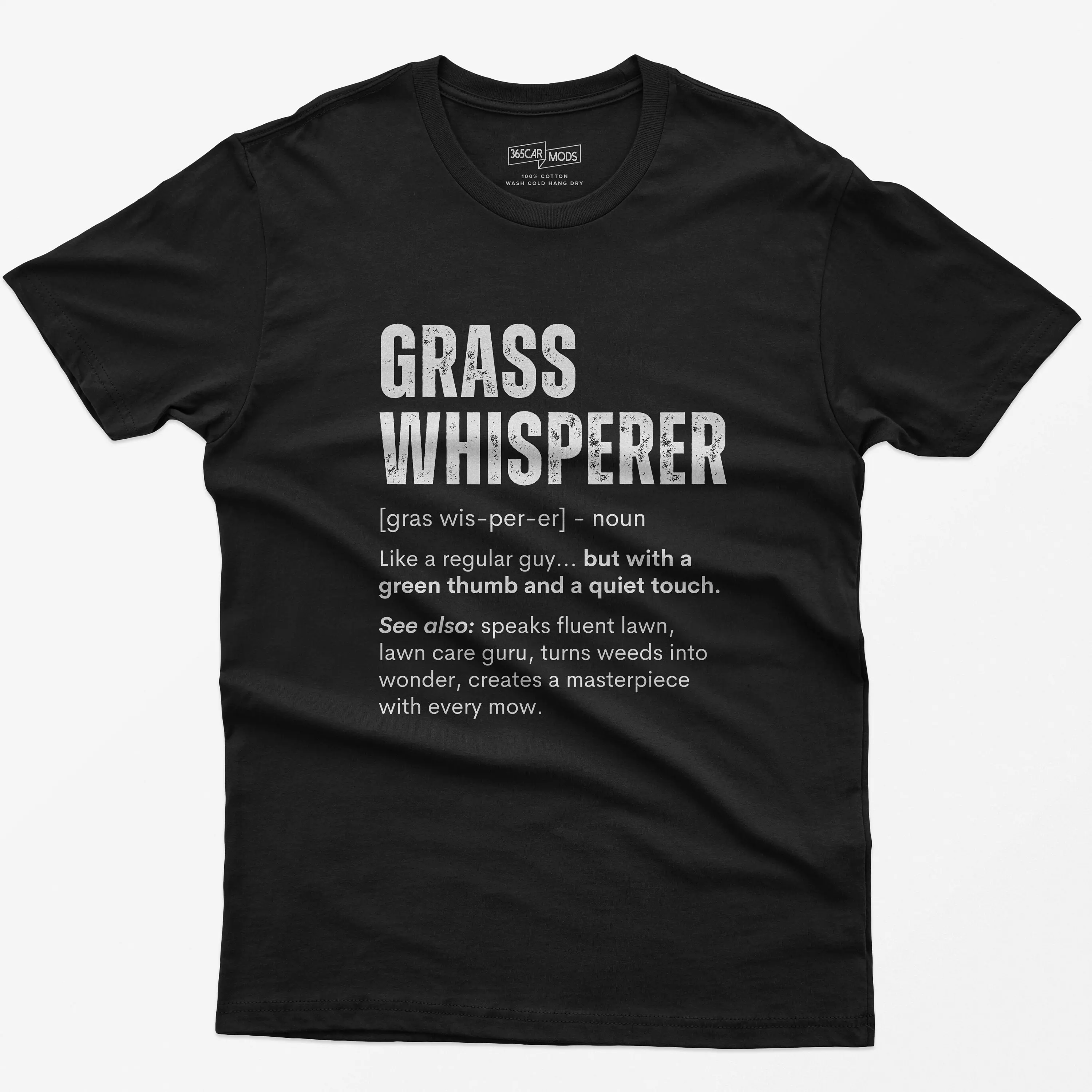 Grass Whisperer T Shirt Funny Lawn Care Enthusiast Master Gardening Humor Yard Work Mens