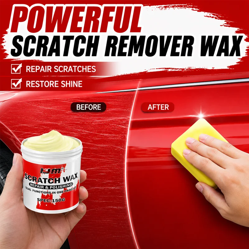 150G Auto Body Paint Scratch Remover Car Scratch Repair Wax Polishing Paste Gloss Restoration Anti-UV Protection for Paint