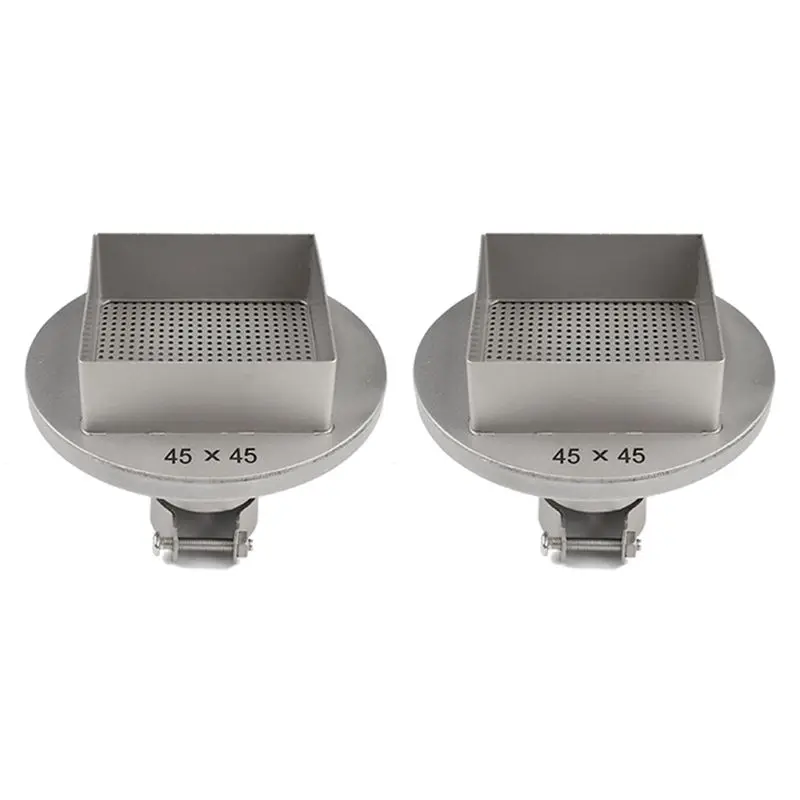 BAAJ-2 Pcs 45Mmx45mm Hot Air Square Nozzles BGA Soldering Station Rework Stations Universal BGA Nozzle Welding Accessories