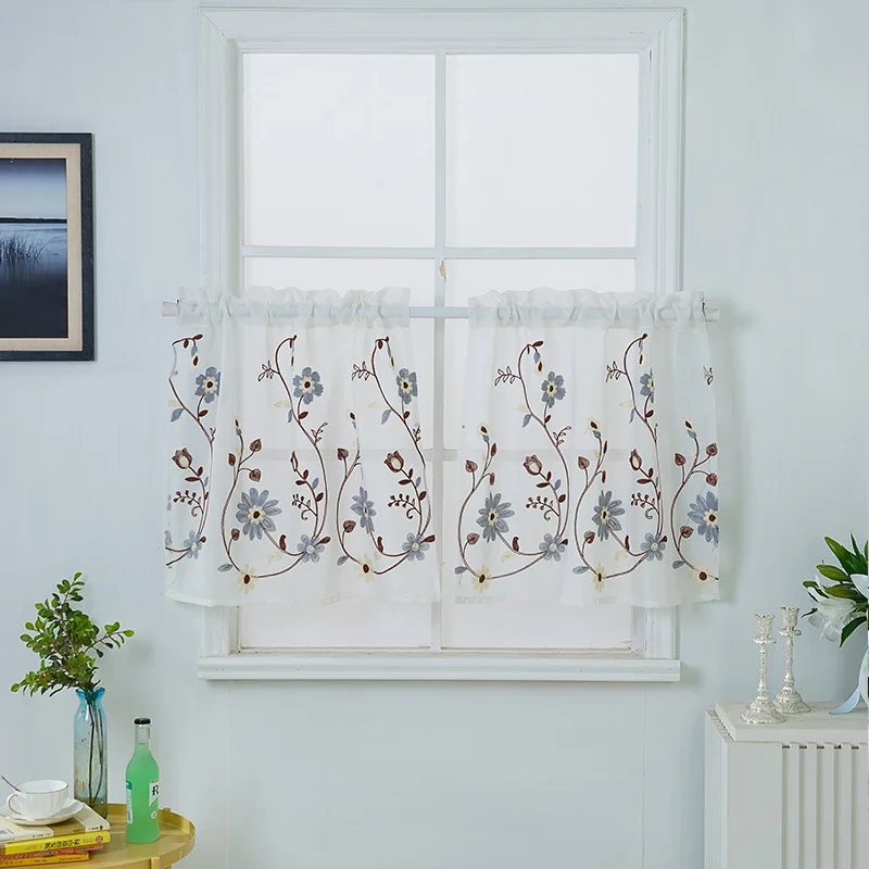 (110) Customized New Japanese and Korean Kitchen Coffee Curtains