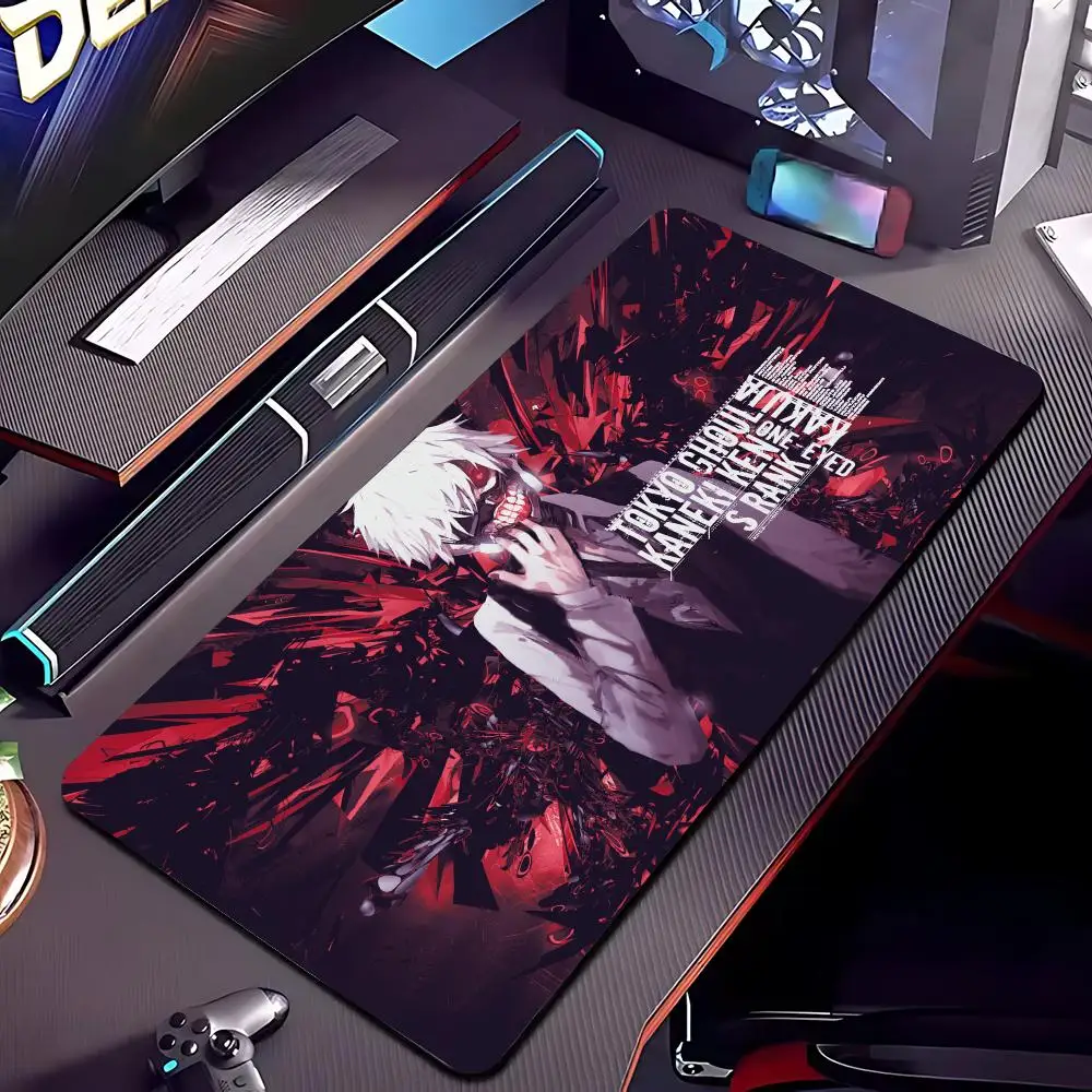 Tokyo Ghoul Dark Fantasy Mouse Pad Large Playmat Gaming Customized Mat XXL Size Gamer Office Mousepad Logo Desk Mat