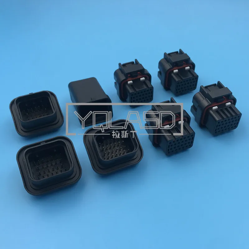 

Автомобильная вилка блока управления переменным током 26 Way 1473416-1 1473416-2 3-1437290-7 3-1437290-8, водонепроницаемый разъем для компьютера