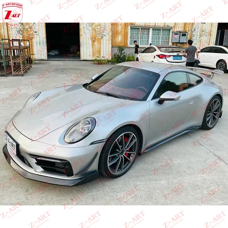 

Аэродинамический обвес из сухого карбона 2018+ для Porsche 992, комплект для тюнинга из препрег-карбона для Porsche 911 992, комплект спойлеров