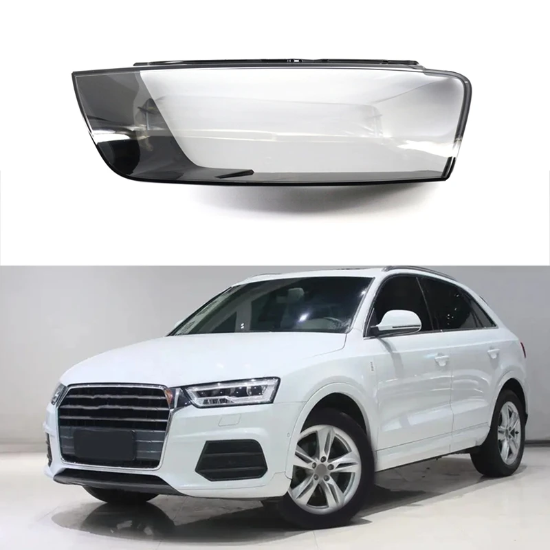 Car Headlight Cover Headlight Transparent Cover Headlight Shell For  Q3 2016- 2017