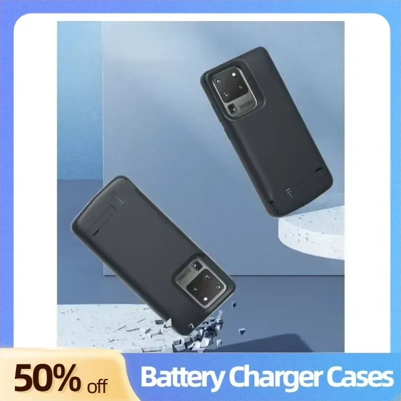 5000mah 6000mAh Magnetic Battery for Samsung S10plus S10 S10E Note20Ultra Note20 Note10plus Note10 Portable Power Bank Cover view 4