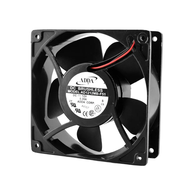 

ORIGINAL AD1212MB-F51 12V 0.35A 12038 120*120*38mm NEW COOLING FAN RADIATOR