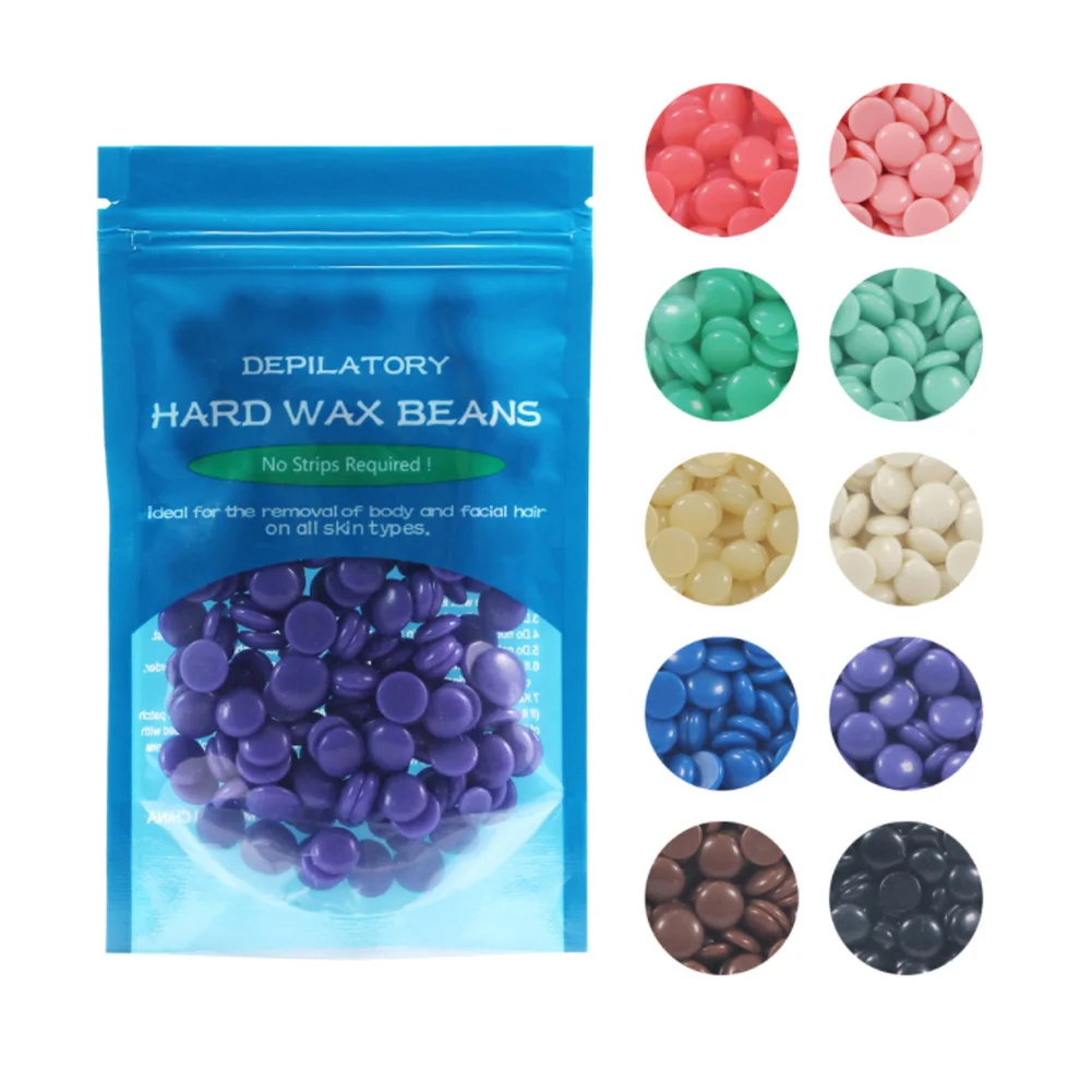 جديد مزيل الشعر الشمع الفاصوليا لطيف غير مؤلم إزالة الشعر طويلة الأمد تغذي تشديد الجلد نكهة اللافندر للجسم كله #1