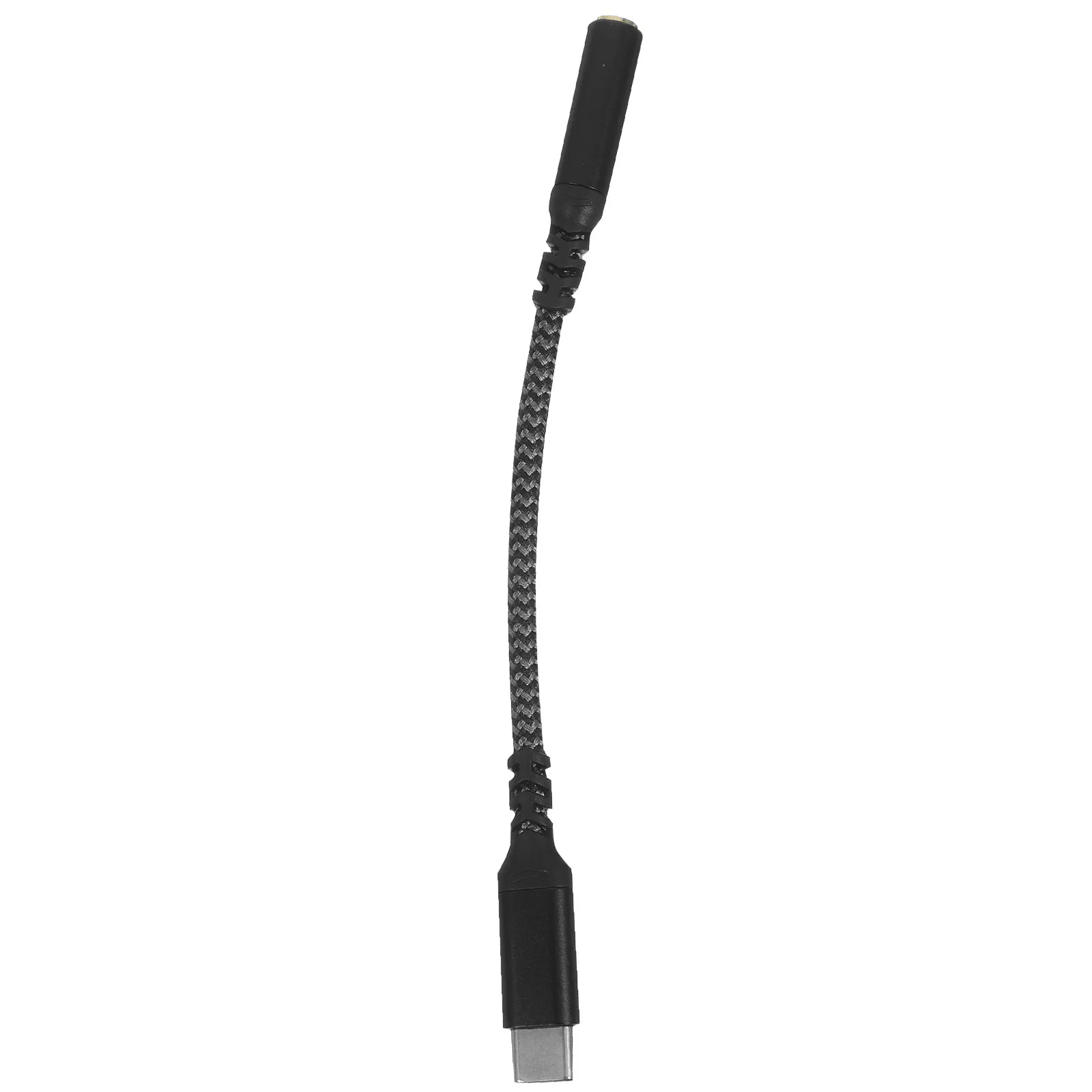 USB Type C to 3.5mm Audio Adapter Metal Type-C Earphone Adapter for Phones Tablets Laptops Digital Decoding Technology Clear