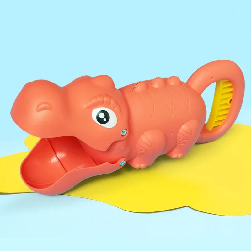 Clip giocattolo da spiaggia per bambini, moschettone, dinosauro, per ragazzi e ragazze, morsetto per gamba di granchio, braccio robotico, set di pale per sabbia da spiaggia
