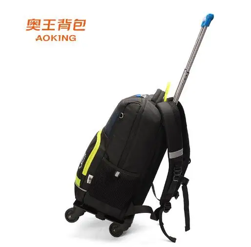 school Wheeled backpack for boys school trolley bag with 4 wheels 16 inch school Rolling backpack Children Travel Trolley Bag