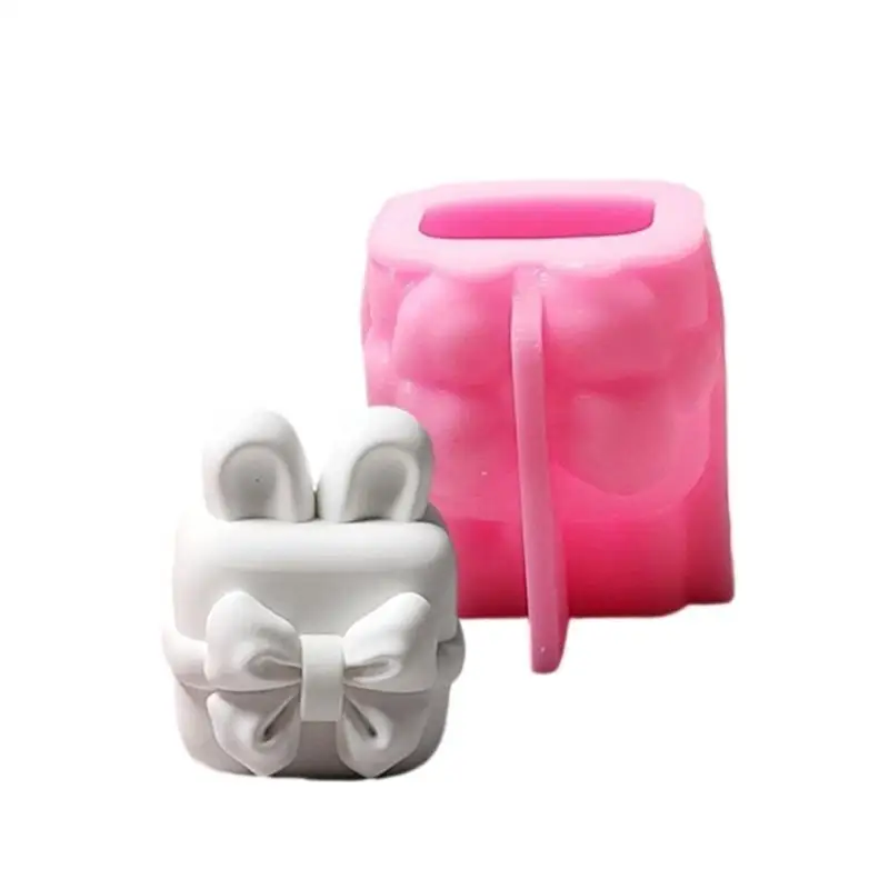 

Bunnies Ear Silicone Molds for Candle Soap Fondant Chocolate Cake Baking