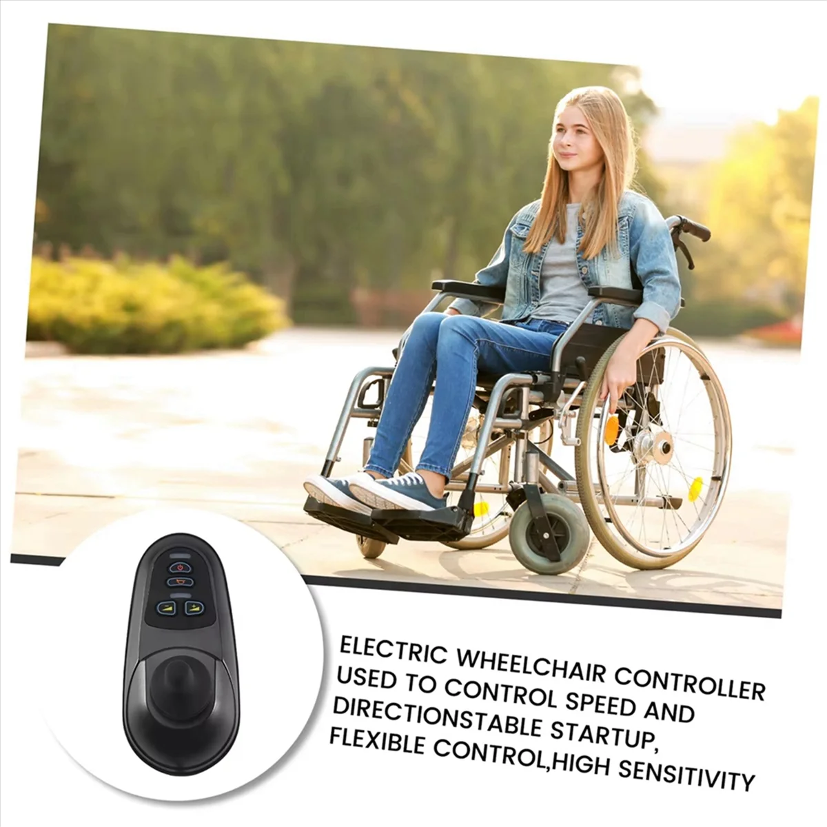 Universele 24V elektrische rolstoel-joystickcontroller voor elektrische rolstoelen, robots, amusementsapparatuur -T45C