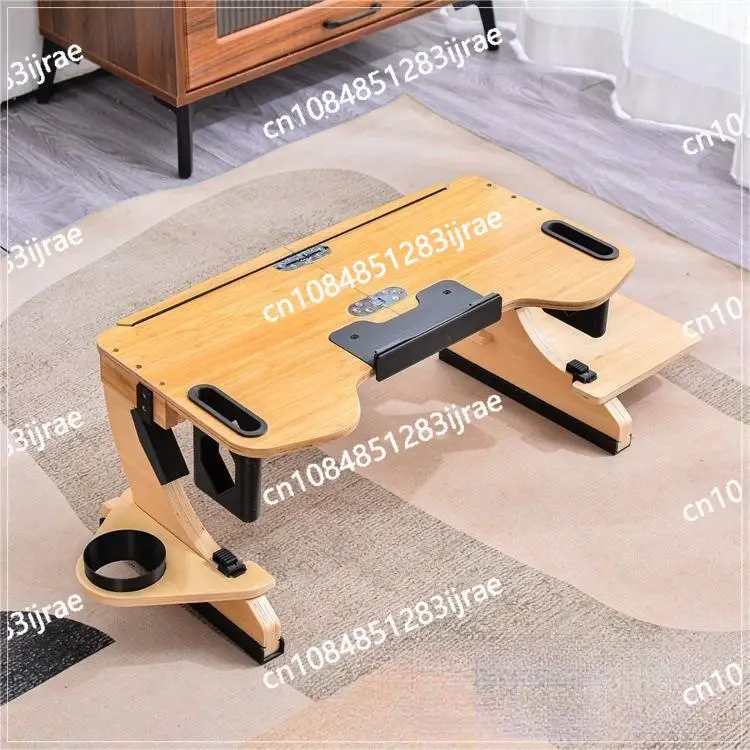 

Wooden 360°Adjustable Notebook Stand, Desk Computer Stand, Portable Foldable Stand, Multifunctional Lazy Person Lying Desk