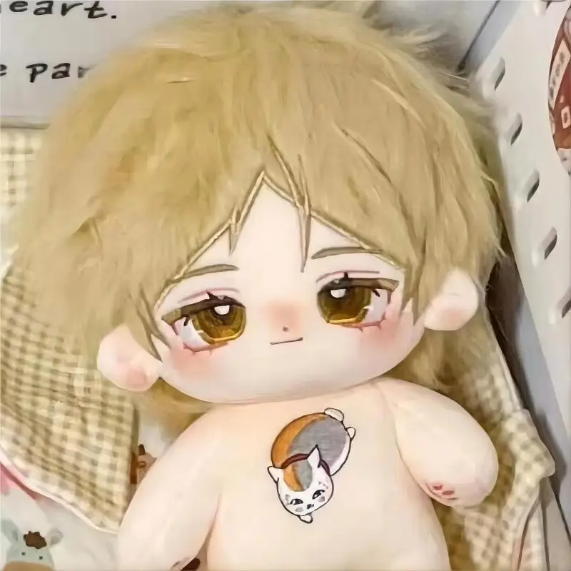 Japanese Anime Natsume's Book of Friends Standing Posture Plush Naked Doll Variable Posture Diy Decoration Girl's Birthday Gifts