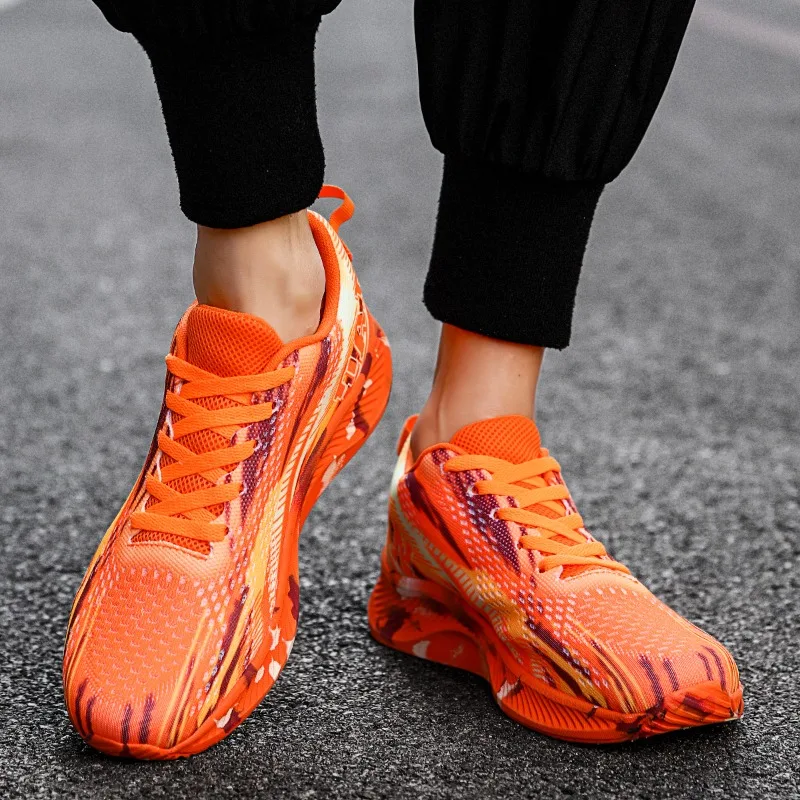 Damyuan Men Sneakers Female Casual Men's Shoes Orange Luxury Shoes Trainer Fashion Running Sports Shoes Zapatillas De Deporte