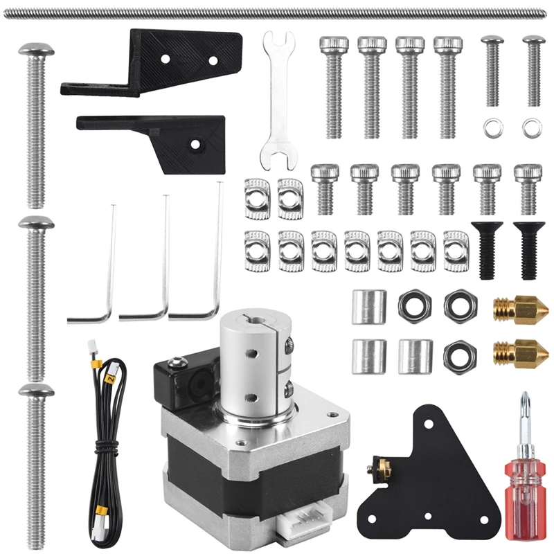 Lead Screw Dual Z Stepper Motor Upgrade Kit For Creality Ender 3, Ender 3 Pro, Ender 3 V2, Voxelab Aquila 3D Printer