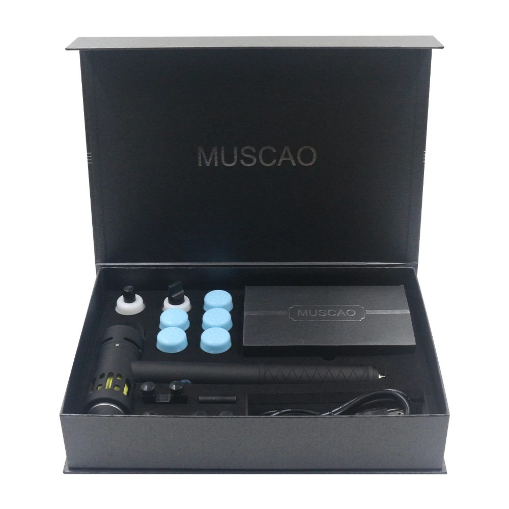 3in1 Shockwave Therapy Machine With 11 Heads Pain Relief Relaxation Treatment Chiropractic Portable Shock Wave Body