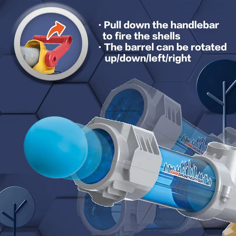 Transporter a prova di esplosione camion cannone tiro auto lancio scorrevole musica e simulazione leggera tirare indietro giocattoli per ragazzi regalo