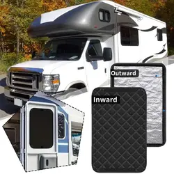 RV Door Window Shade Cover, Sunshade Privacy Screen, Camper Travel Trailer, Motorhome Sun Shade Accessories