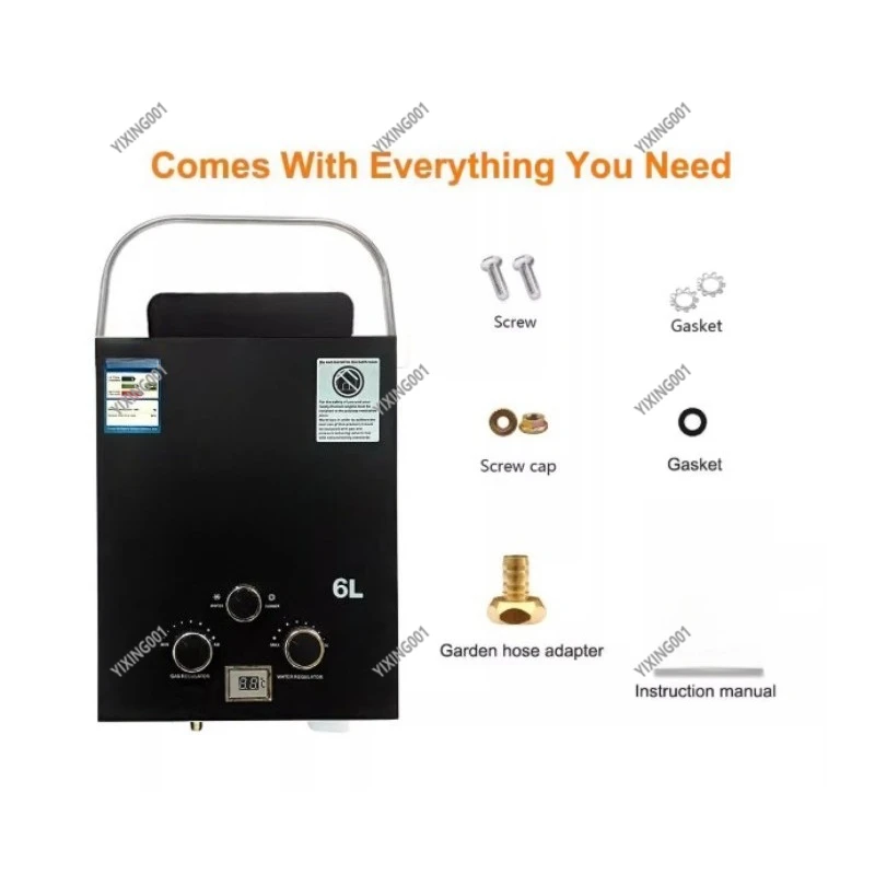 Portable Gas Water Heater - Instant Hot for RV Camping Outdoor Shower Truck Trailer Camper Use