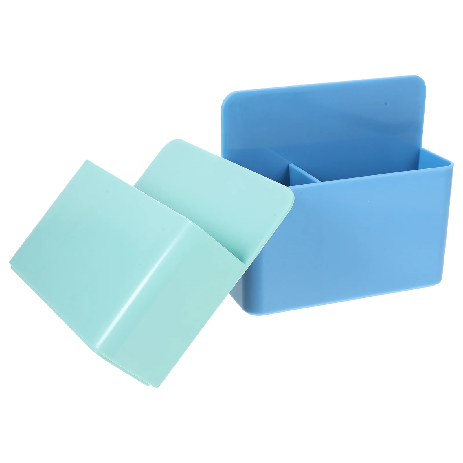 Caja de almacenamiento de pizarra magnética, portalápices para oficina, hogar, papelería, ganizer, marcador de borrado en seco, accesorios, blanco, grande, 2 uds.