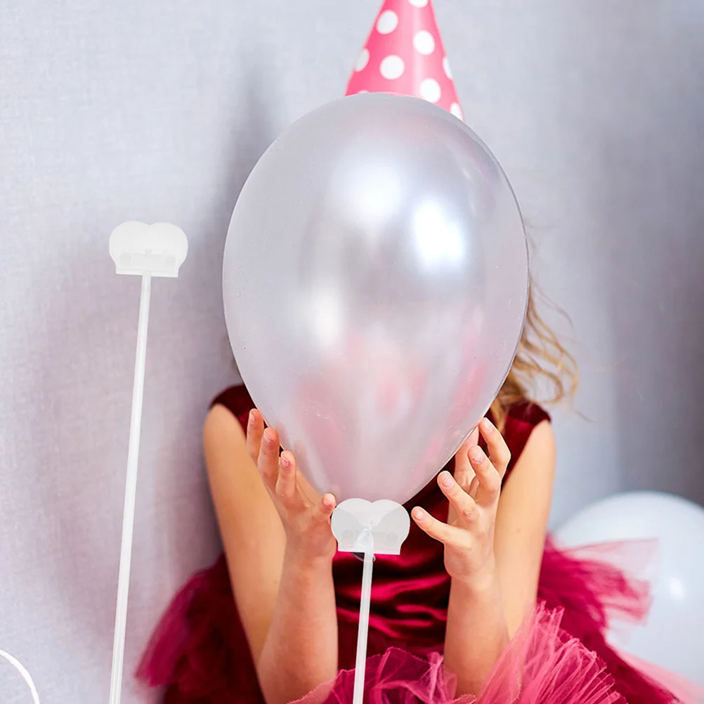 

40Pcs Balloon Holder Clips Clear Balloon Sticks Plastic Stand Kit Party Centerpiece Birthday Supplies Party Supplies,