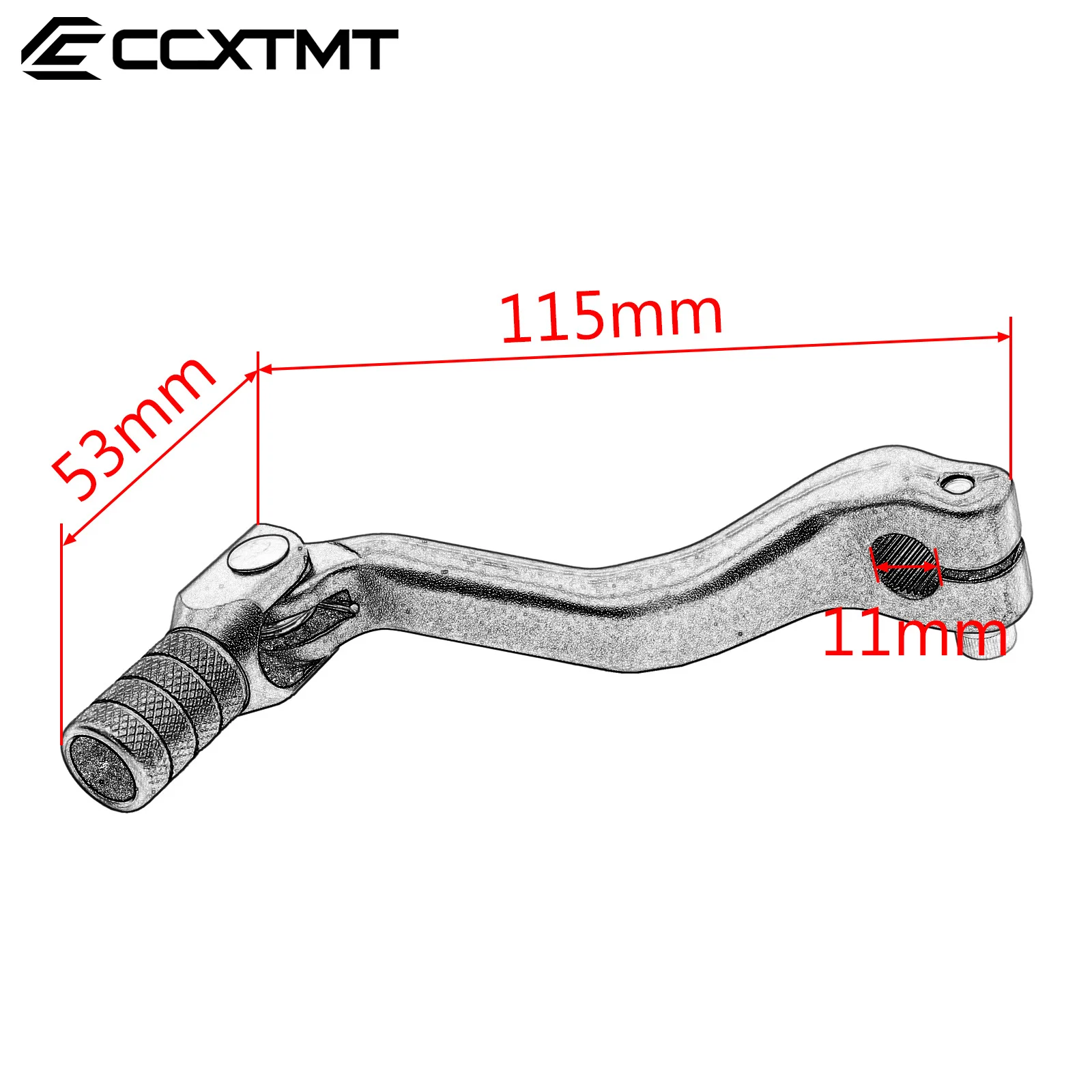 Motorcycle CNC Folding Gear Lever Shift Lever For NC CB Engine ATV Apollo Bosuer Kayo T2 T4 T4L T6 K4 K6 110-450cc Universal