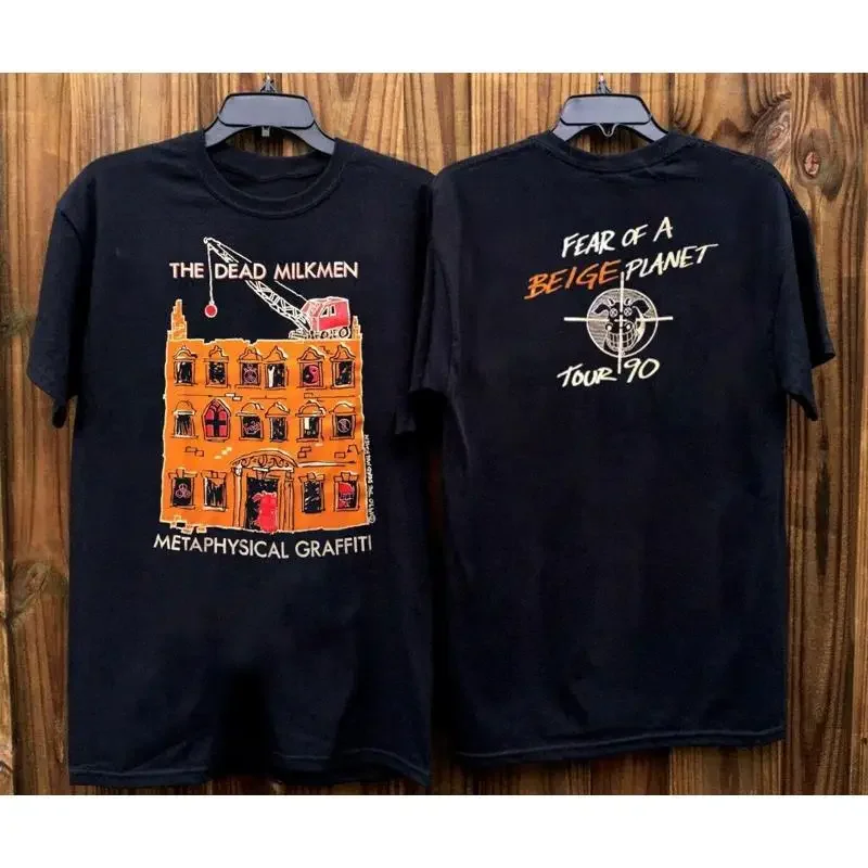 The Dead Milkmen Metaphysical Graffiti Cotton Black T Shirt Uu883