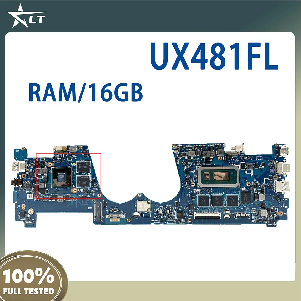 

Для ASUS Zenbook Duo UX481 UX481FL UX481F UX481FLY UX4000 материнская плата UX4000F UX481FLZ UX481FLA UX482FLY UX581FLY UM481FLY