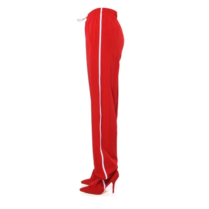 

Сексуальные женские модные брюки и ботинки выше колена с острым леопардовым принтом в европейском и американском стиле, тонкие эластичные брюки и ботинки на высоком каблуке