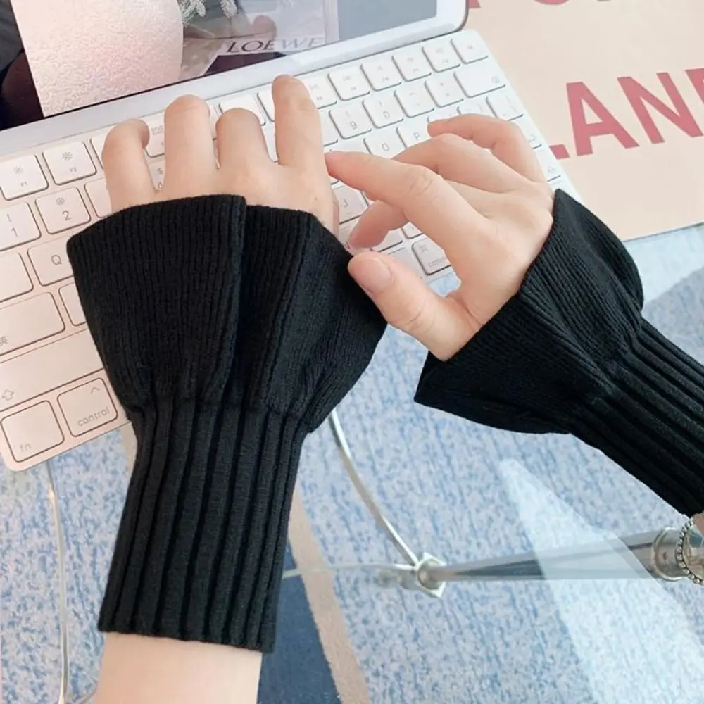 Ruffled Lace Wrist Cuffs Detachable Design Black White Fake Sleeves Sweet Hand Sleeves Gothic Style Bracelet For Maid Cosplay